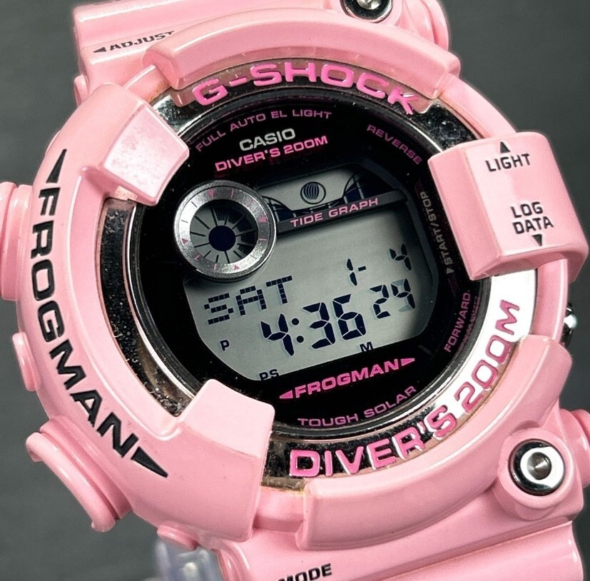 CASIO G-SHOCK FROGMAN LOVE THE SEA AND THE EARTH 2014 PINK GF