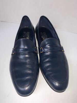 SALVATORE FERRAGAMO LOAFER BLUE 10.5 Men main image 3