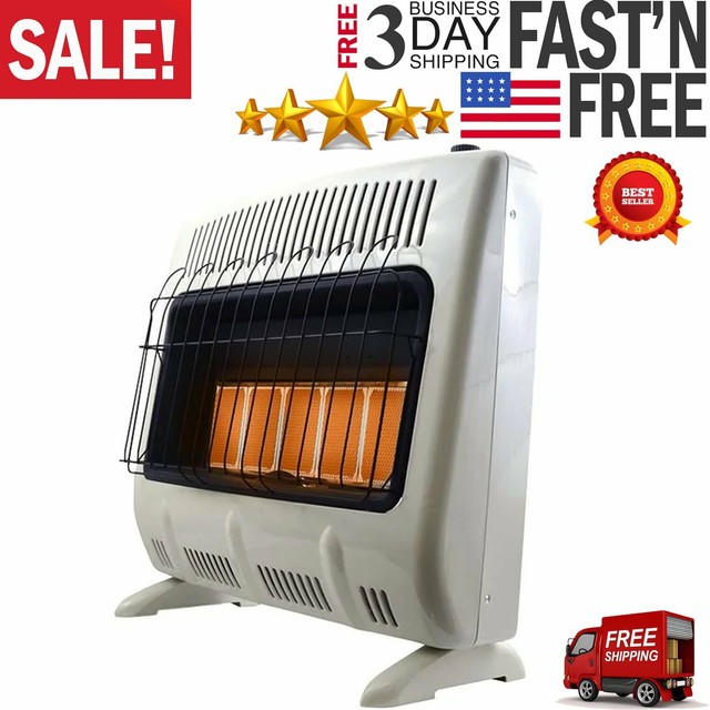 Vintage Dearborn Gas Space room Heater Stove 39,950 BTU works with