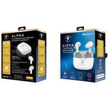 Power to Go Alpha true wireless stereo earbuds  charging case Bluetooth 5.1 NEW