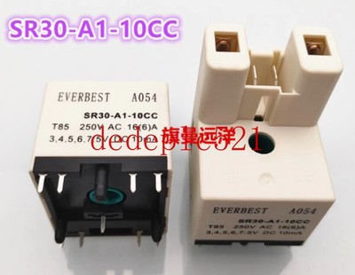 1 PCS NEW SR30-A1-10CC EVERBEST Rotary Switch Relay 5VDC 16A