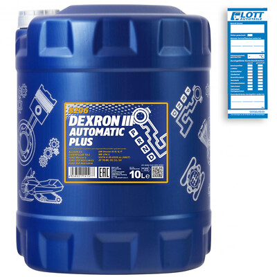 10L Mannol Getriebeöl Dexron 3 Automatic Plus Öl MB 236.1 Automatikgetriebeöl