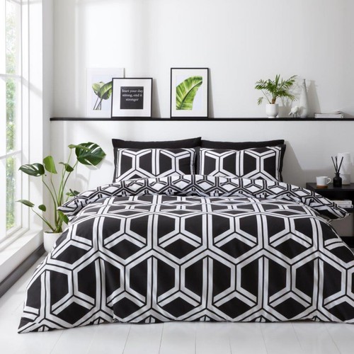 Luxury Reversible Duvet Cover Set with Pillow cases Printed Floral Bedding Quilt - Picture 10 of 45