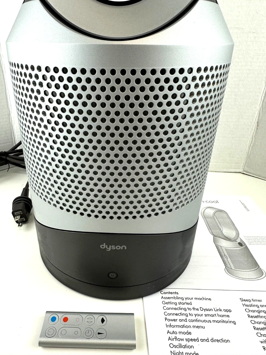 Dyson HP01 Pure Hot Cool Purifier Remote Silver Black Tested Works Perfect