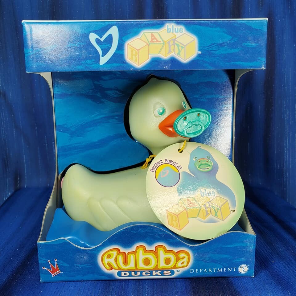 Baby Blue Boy Rubba Duck Rubber Duck Fall 2000 Release NIB Vintage