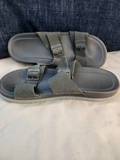 MENS UGGS FLIP FLOPS GRAY