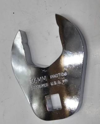 Proto 1/2'' Drive Full Polish Metric Crowfoot Wrench 36mm 5336MCF