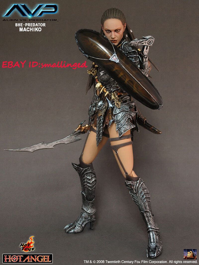 断*中様 AVPプレデター She Predatorマチコ Hot Angel 1/6 Hot Toys Machiko AVP Angelina Alien vs Predator MMS074