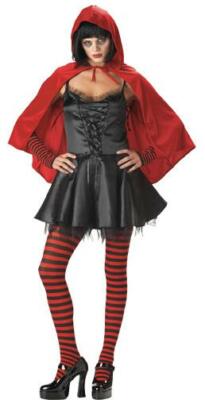 Gothic Little Dead Red Riding Hood Adult Costume