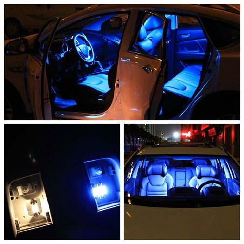 15pcs LED Blue Light Interior Package Kit for GMC Yukon Hybrid 2008-2013 - Picture 4 of 9