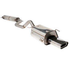 FOX Sportauspuff Komplettanlage Opel Zafira Bj 99-04 135x80