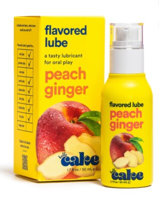 Hello Cake Flavored Lube Peach Ginger