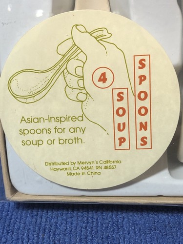 Juego de 4 platos de salsa y juego de 4 cucharas de sopa a juego - Imagen 3 de 7