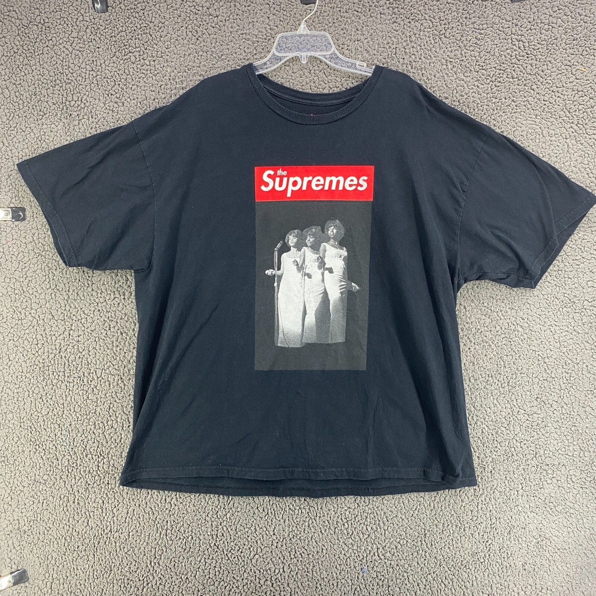 The Supremes Motown Supreme Diana Ross Black Graphic T Shirt Sz