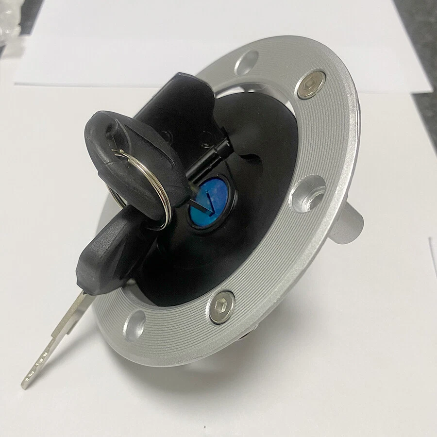 Fuel Gas Tank Cap Lock With 2 Keys for Suzuki 1998-2006 Katana GSX750F GSX600F Foto 4 de 4
