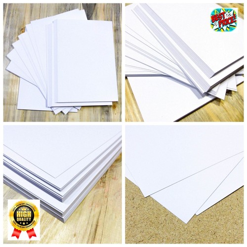A5 A4 A3 A2 White Card Stock Sheets Thin Cards Blanks Paper Plain Smooth any gsm - Picture 12 of 24
