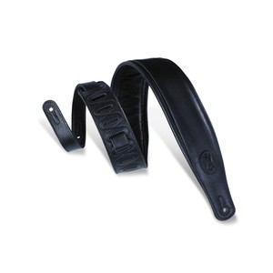 3-034-Wide-Black-Garment-Leather-Guitar-Strap-Black