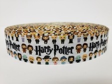 Harry Potter Characters Grosgrain Ribbon 1" By the yard NEW