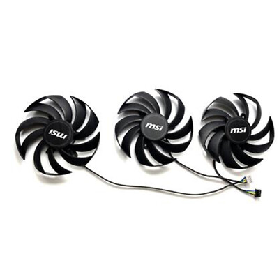 Graphics Card Cooling Fan PLD09210S12HH for MSI RTX3090ti 24GB BLACK TRIO Part