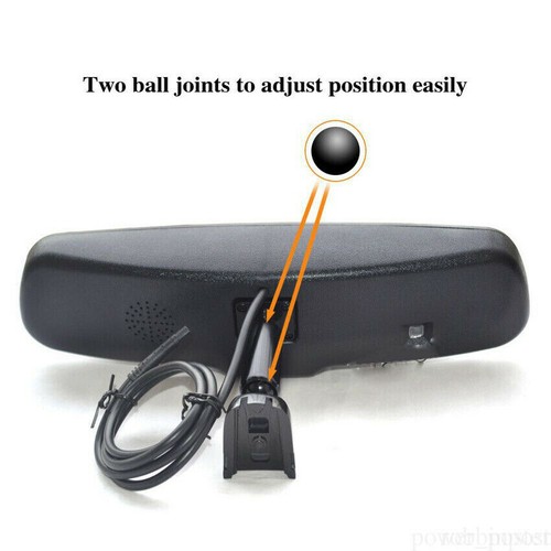 4.3" Monitor+No1 Bracket+Front/Side Car Rear View Backup Camera For Ford Mustang - Picture 8 of 24