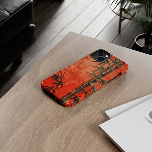 Bamboo Shoots Red - Phone Ink Case for iPhone, Galaxy, Pixel - Picture 77 of 281