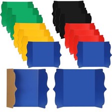 15 Pcs Trifold Presentation Board 12 x 20 Inch Trifold Poster Board Portable ...