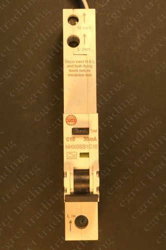 Wylex NHXSBS1 30mA RCBO Range Circuit breaker - type A - TESTED - Picture 10 of 14