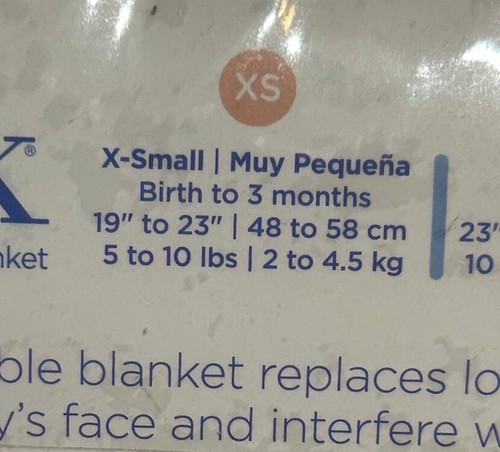 Manta portátil saco de dormir HALO talla XS verde nacimiento-5 meses a 23" a 10 libras - Imagen 8 de 9