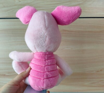 Disney Store Winnie the Pooh Piglet 20CM Stuffed Plush Animal Pink