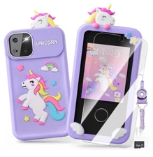 Kids Smart Phone 2.8 inch touchscreen 16 learning games Dual Camera Music 8GB SD