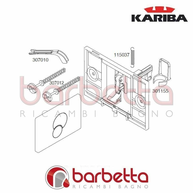 CONTROPLACCA COMPLETA FIDIA E AUREA KARIBA 317010