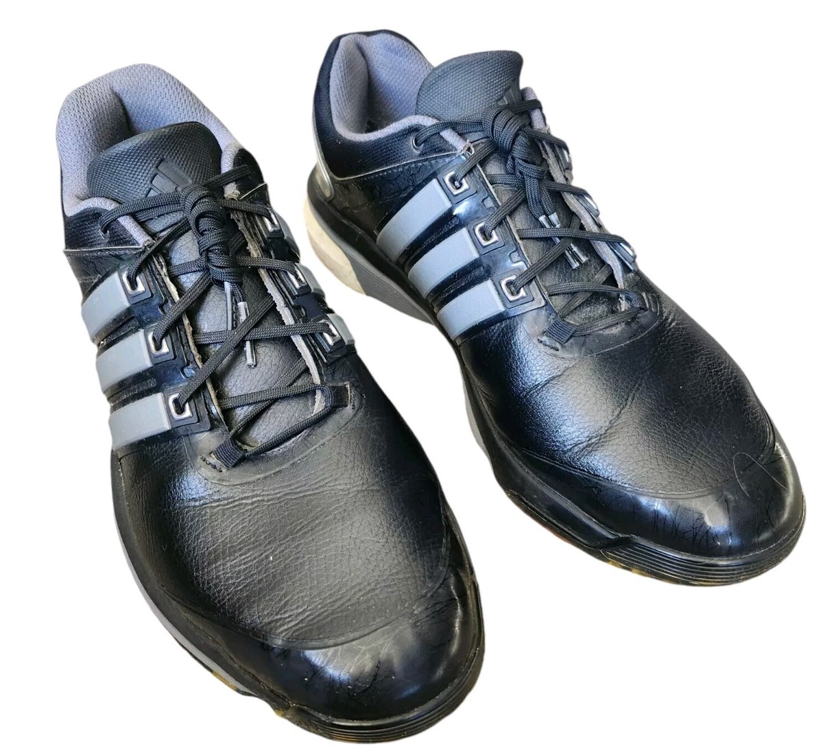 Adidas Adipower Boost Men\'s Golf Shoes Size 11.5 UK 11 Gray White Lace Up Q44623 Adidas Adipower Athletic Shoes for Men | Mercari main image 2