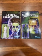 Super7 ReAction Universal Monsters Frankenstein Bride of Frankenstein Figures