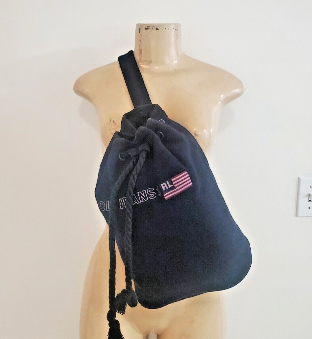 B*1様 極美品 POLO SPORT Ralph Lauren ショルダーバッ RARE VINTAGE POLO JEANS RALPH LAUREN WOOL BELLPORT 1 STRAP
