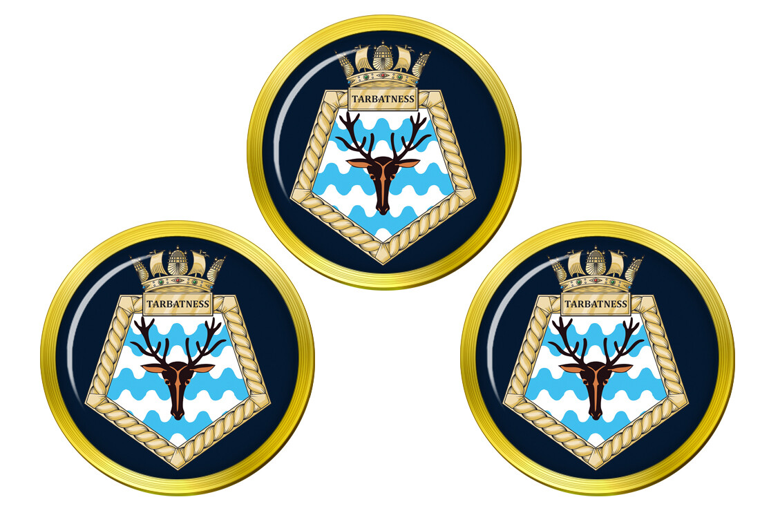 HMS Tarbatness, Royal Navy Golf Ball Markers
