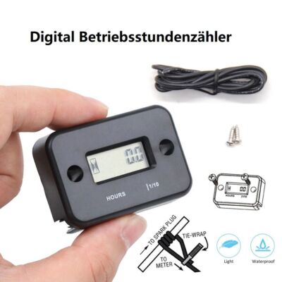 gothic sexy dessous Digitaler LCD Stundenzähler – Wasserdicht, Vibration, Betriebsstundenzähler  Motorrad