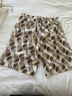 NWT GUCCI X The North Face Silk Shorts Euro Size 50 Limited