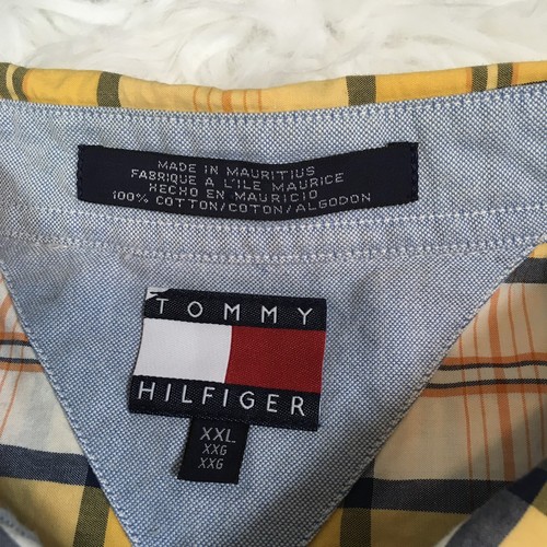 Tommy Hilfiger Herren Hemd Gr. XXL Kurzarm Knopfleiste kariert Vintage - Bild 9 von 12