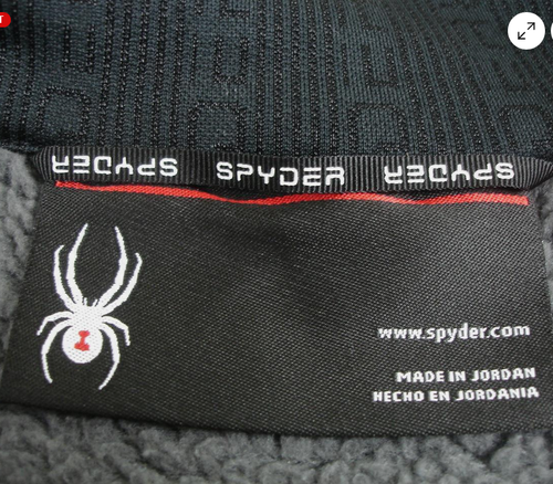 Spyder MEN'S Knit Full-Zip Heavyweight Core Sweater Jacket(GRAY/BLUE XL) NWOT - Picture 6 of 6