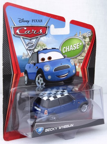 2011 Disney Pixar Cars 2 Becky Wheelin #33 Diecast CHASE Vehicle BNIP Sealed - Picture 3 of 8