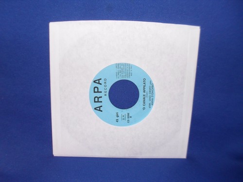 LINO CRISPO AGOSTINO ‘O PAZZO - ITALIAN 7” 45 RECORD - Picture 2 of 3