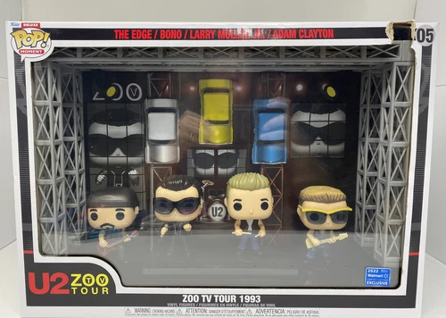 Funko Pop Moment Deluxe U2 ZOO TV TOUR 1993 05 Walmart Limited Edition Exclusive