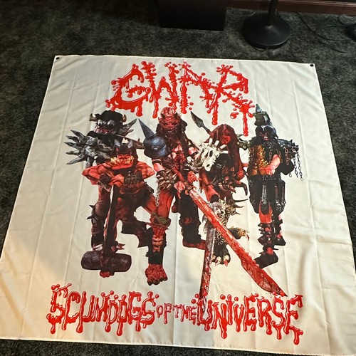 GWAR TAPESTRY SCUMDOGS OF THE UNIVERSE 57X57 - 第 1/2 張圖片