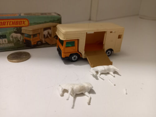 MATCHBOX LESNEY VINTAGE SERIE 75 SUPERFAST NEW 40 HORSEBOX 241043 - Foto 5 di 5