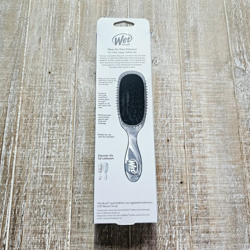 Cepillo de pelo potenciador del brillo Wet Brush edición limitada mármol negro descontinuado - Imagen 5 de 9