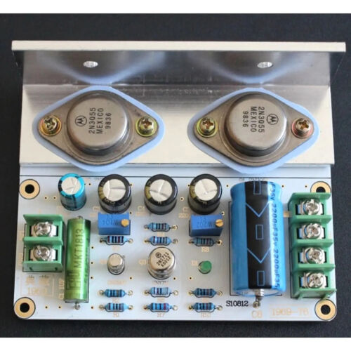 One Pair JLH 1969 Pure Class A Amplifier Ready Board 10W with Heat Sink - Picture 2 of 6