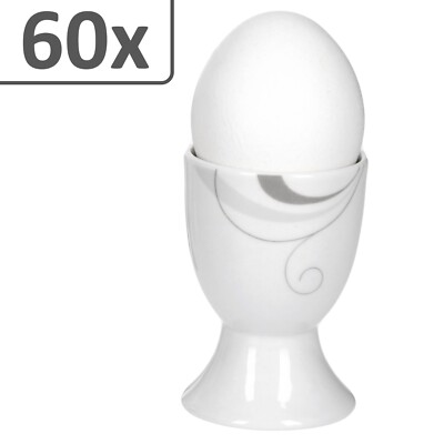 60er Set Portofino Eierbecher Porzellan Eierhalter Eierständer RESTPOSTEN A-729