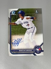 Martin Gimenez 2022 Bowman Chrome Prospect 1st Auto CPA-MGZ Toronto Blue Jays