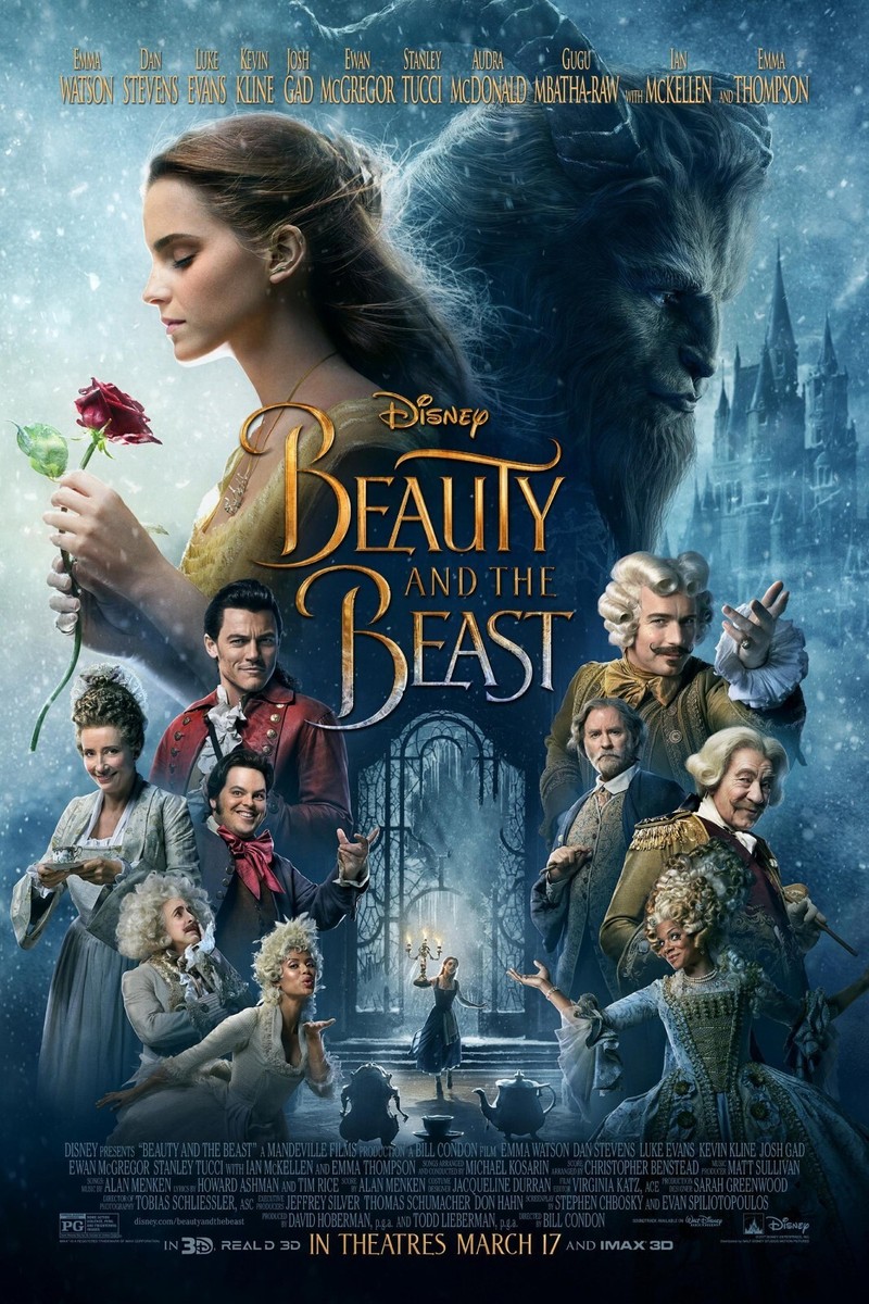 2017 Disney Beauty And The Beast Movie Poster 11X17 Belle Be Our Guest 🌹🍿