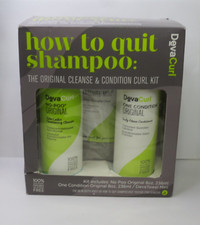 DEVACURL HOW TO QUIT SHAMPOO THE ORIGINAL CLEANSE  CONDITION CURL KIT BOXED